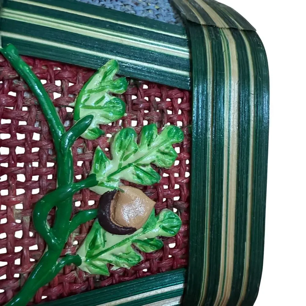Vintage hexagonal basket